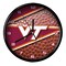 The Memory Company 11.5" White and Brown NCAA Virginia Tech Hokies Wall Clock